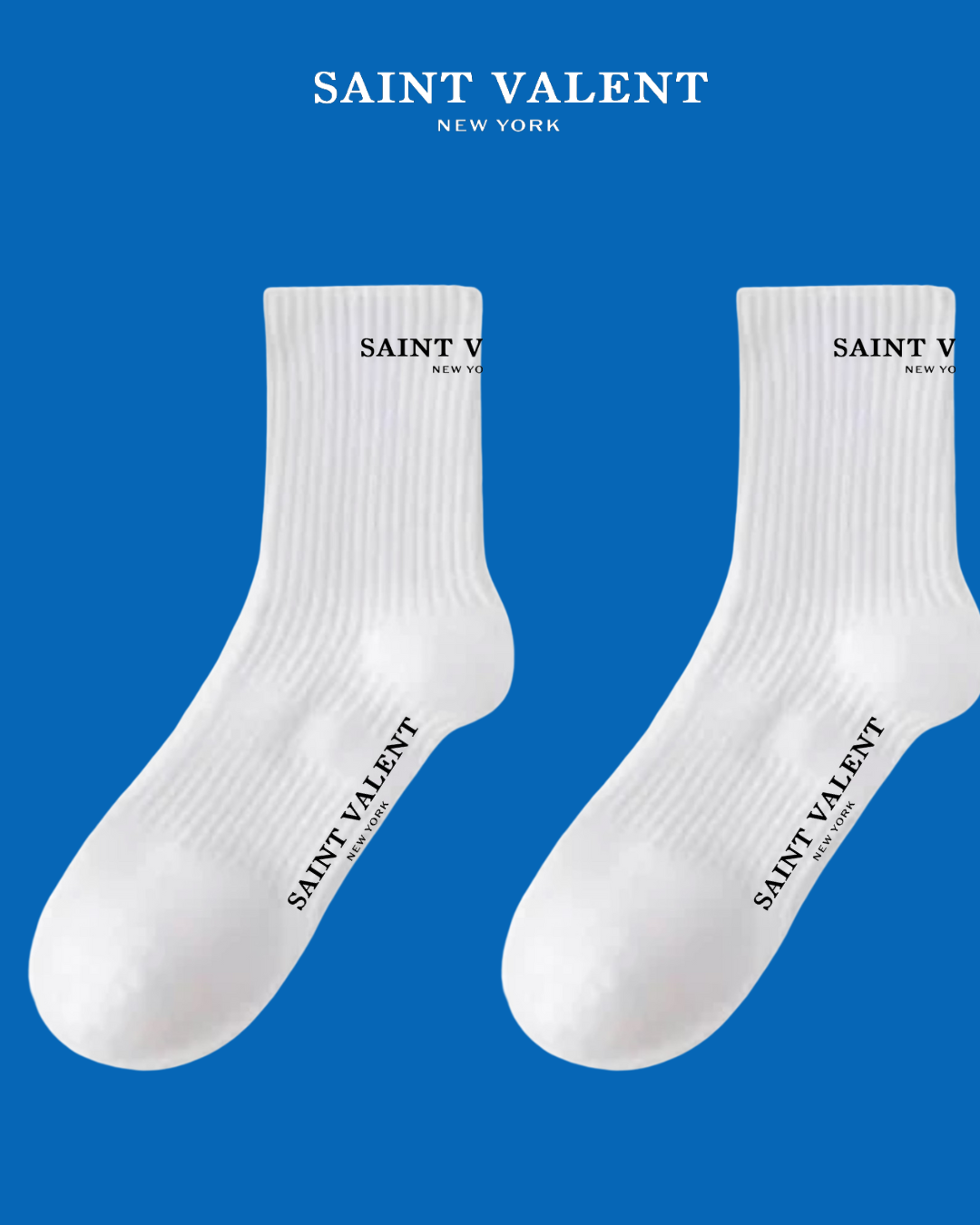 SAINT VALENT'S - White Socks