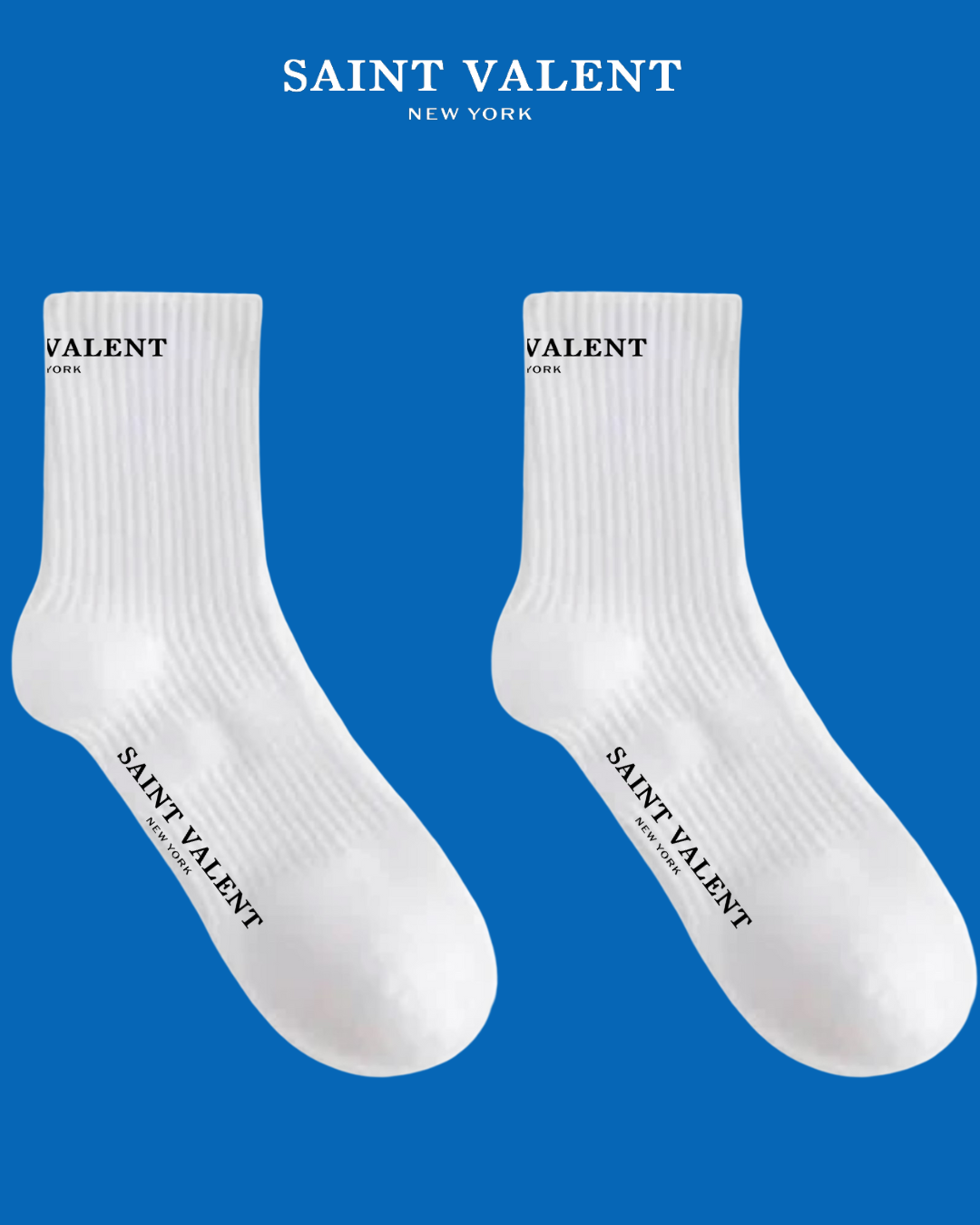 SAINT VALENT'S - White Socks