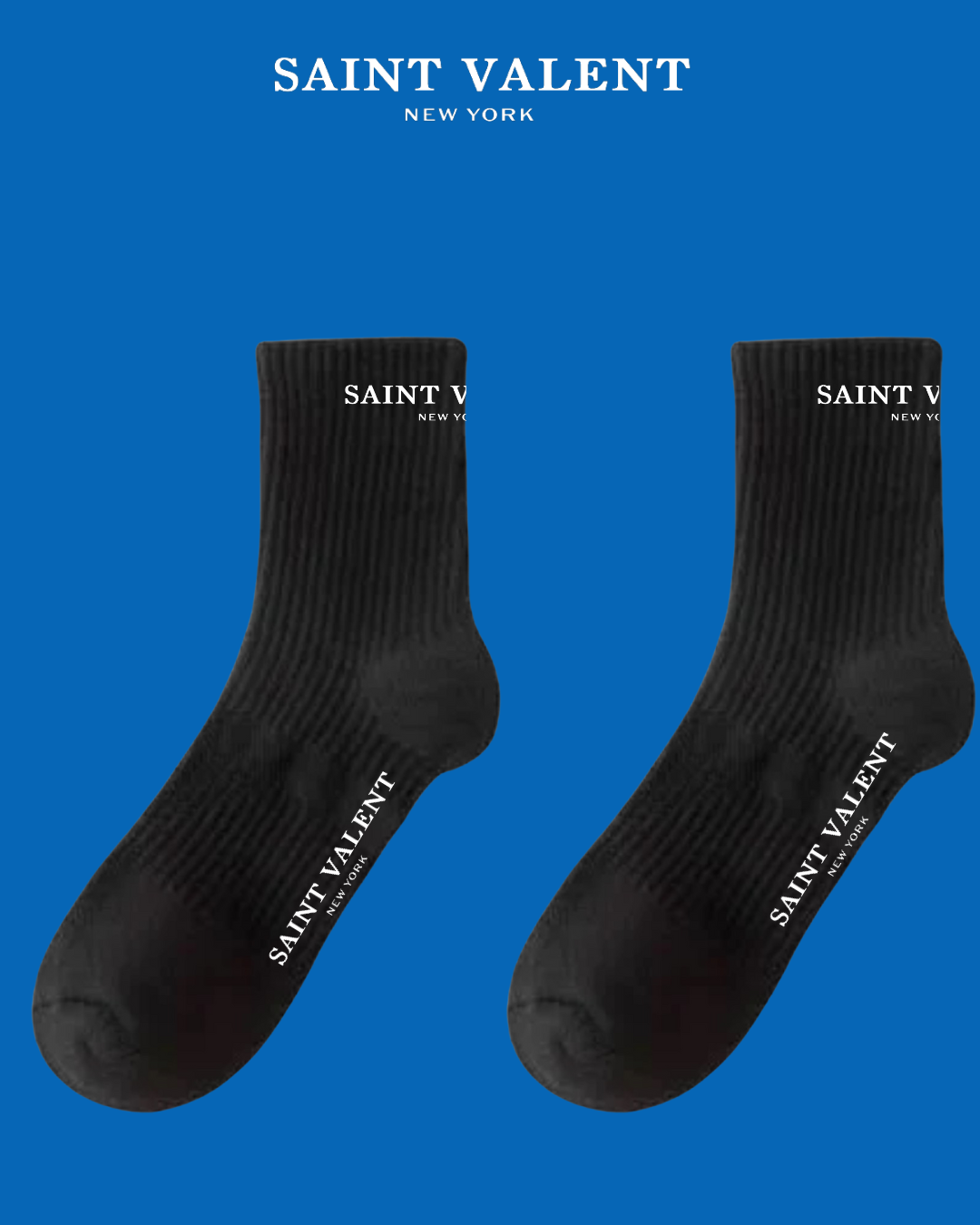 SAINT VALENT'S - Black Socks