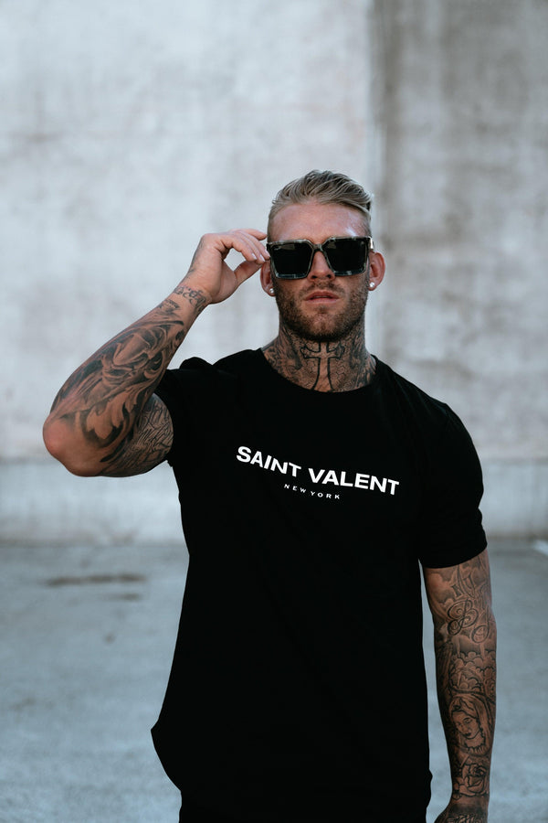 SAINT VALENT'S - Origin Black Tee - SAINT VALENT®