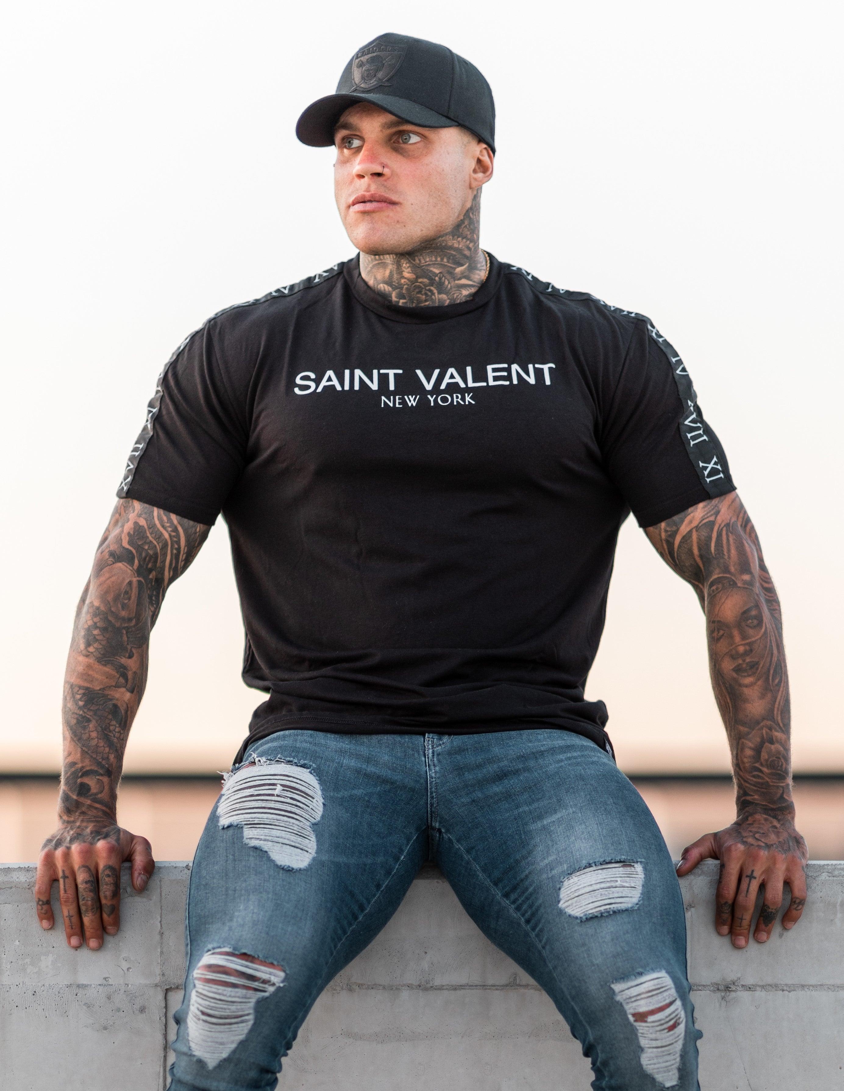 SAINT VALENT'S - Timeless Luxury Black tee - SAINT VALENT®